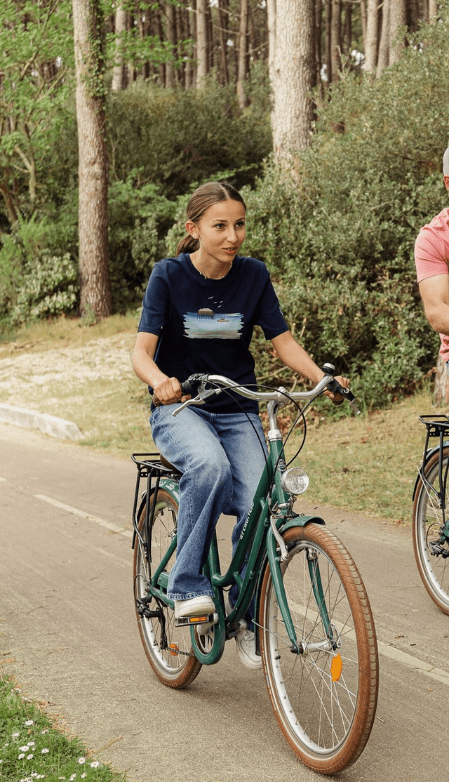 PILOTIS - T-SHIRT ENFANT BLEU MARINE