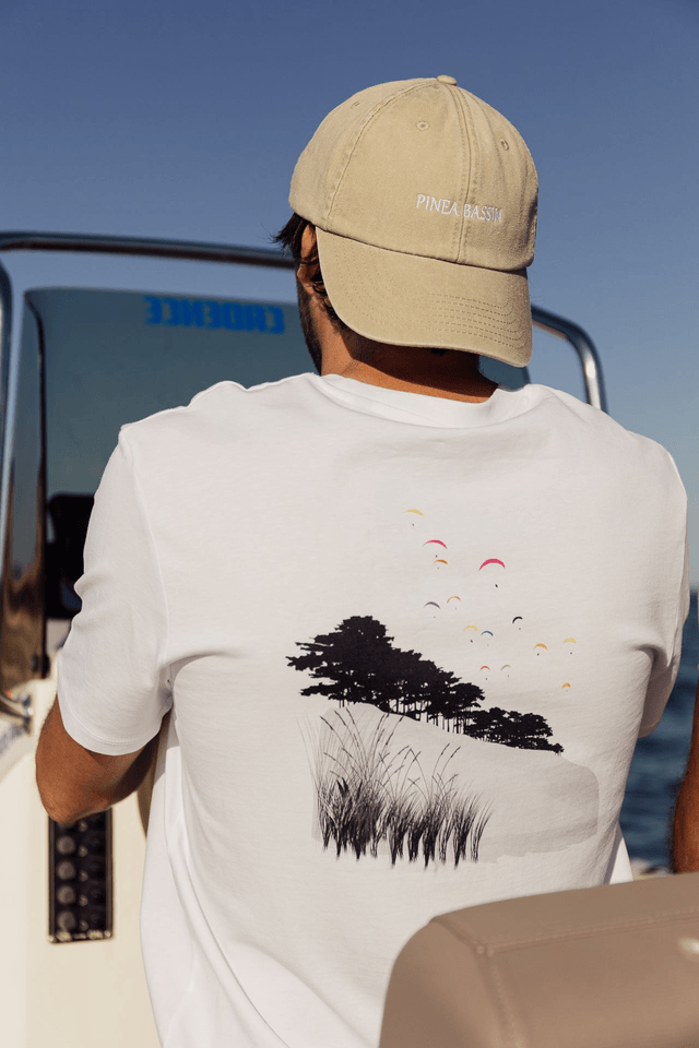 DUNE - T-SHIRT COL ROND BLANC