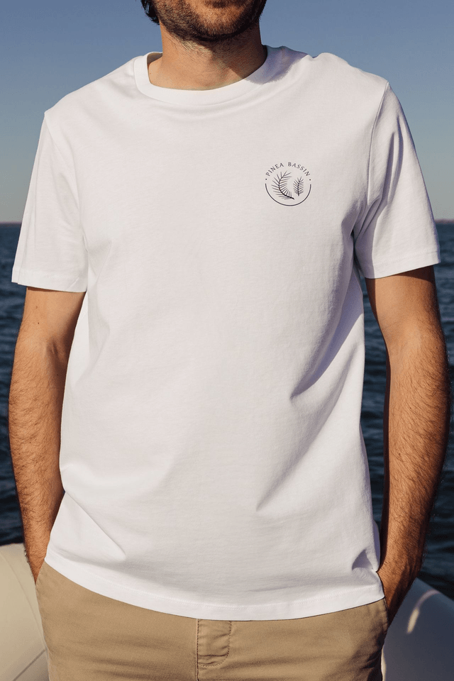 DUNE - T-SHIRT COL ROND BLANC