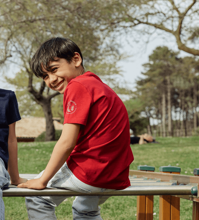 PILOTIS - T-SHIRT ENFANT ROUGE