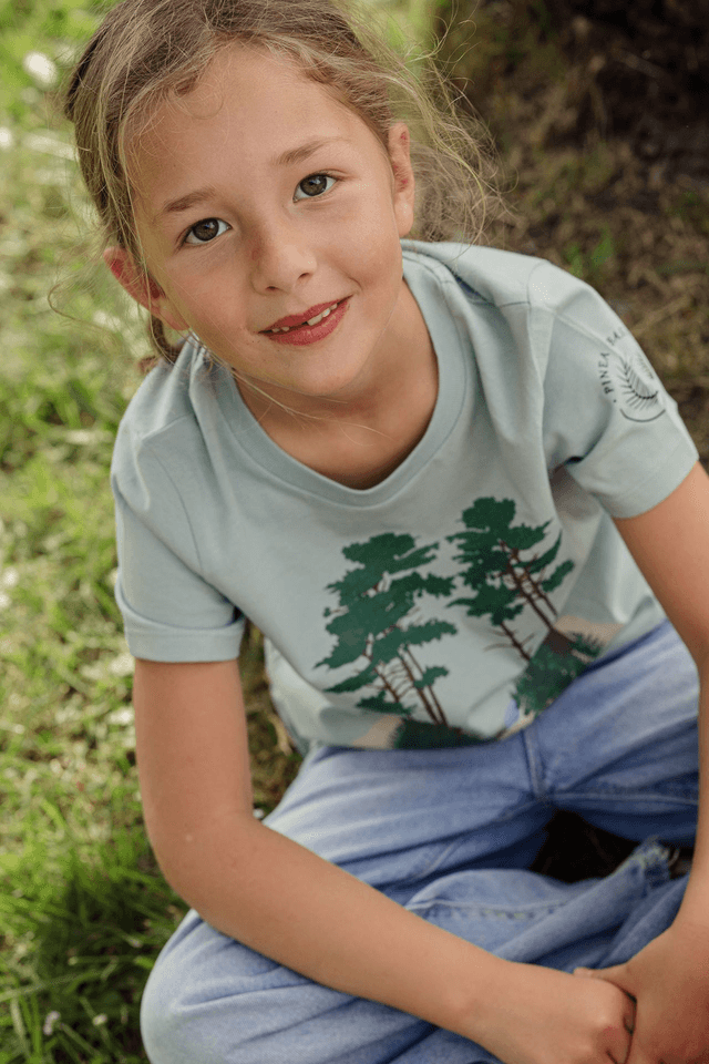 PINÈDE - T-SHIRT ENFANT VERT JADE