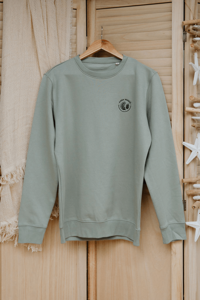 SWEAT-SHIRT VERT AMANDE