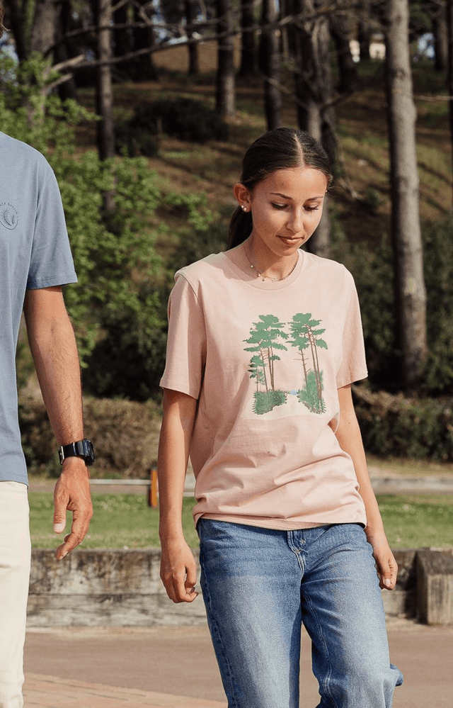PINÈDE - T-SHIRT ENFANT ROSE