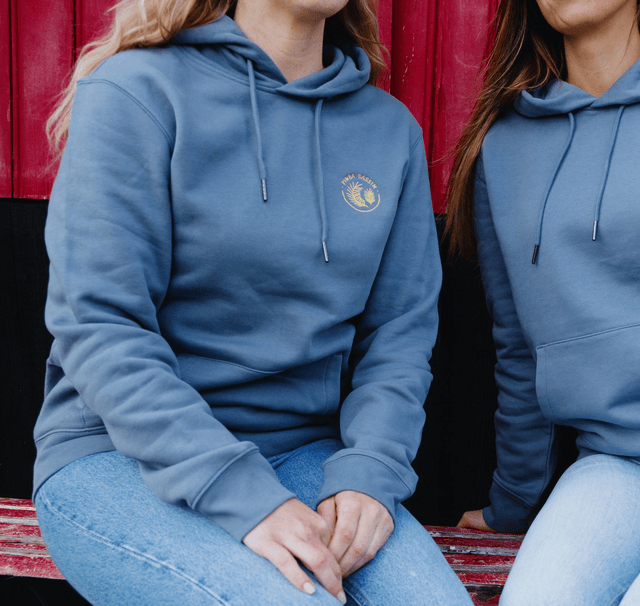 HOODIE BLEU GRIS