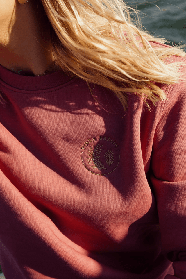 SWEAT-SHIRT ROSE ANTIQUE