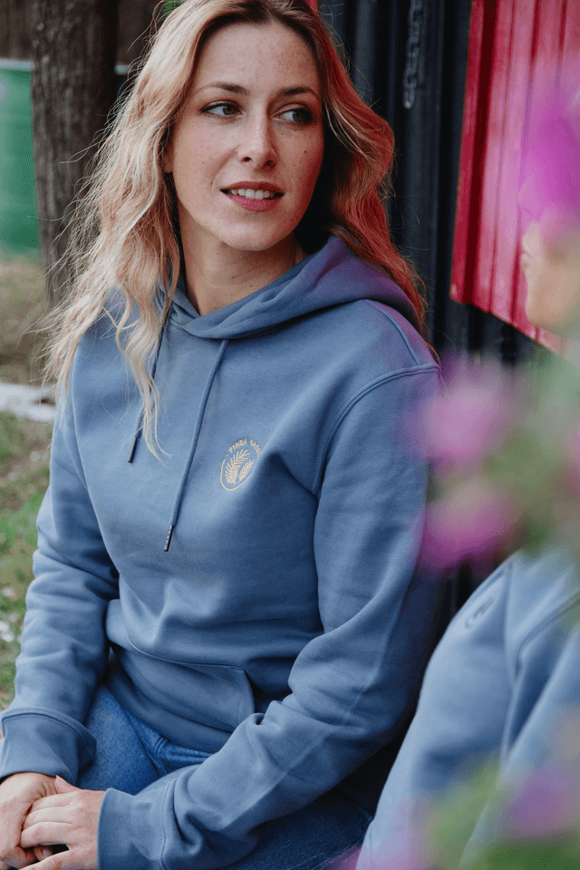 HOODIE BLEU GRIS