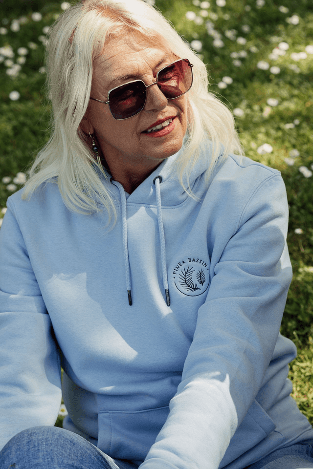 HOODIE BLEU CLAIR