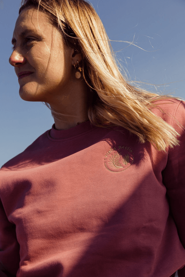 SWEAT-SHIRT ROSE ANTIQUE