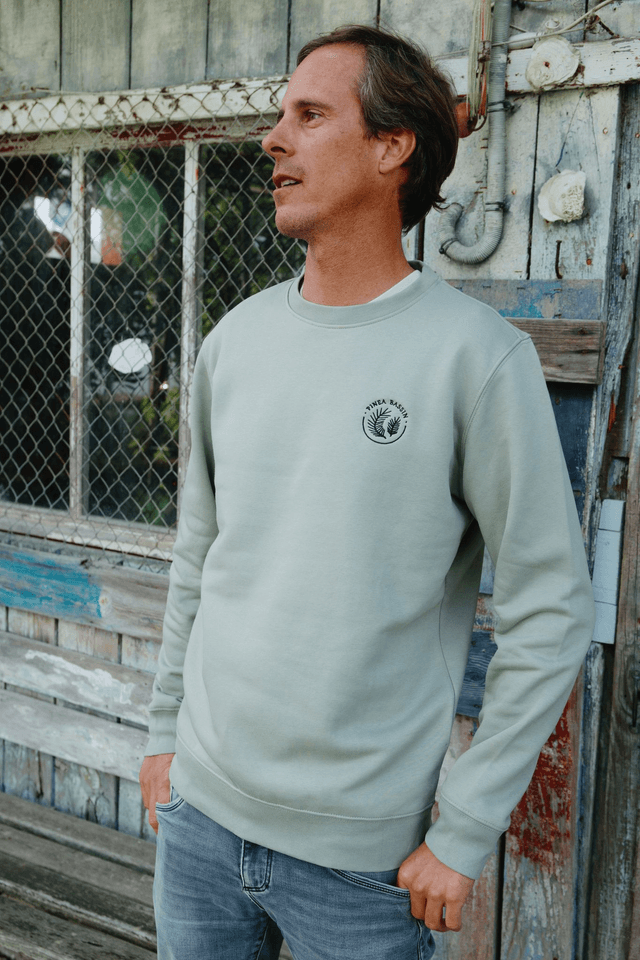 SWEAT-SHIRT VERT AMANDE